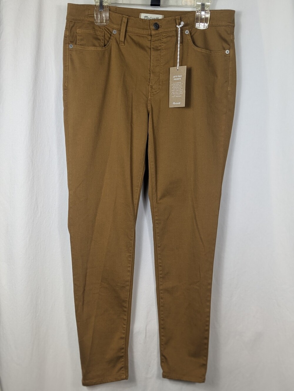 MADEWELL High-rise Skinny Jeans/Trousers Caramel/Mustard 32